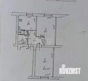 2-к квартира, вторичка, 56м2, 2/3 этаж
