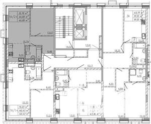 2-к квартира, вторичка, 46м2, 5/21 этаж