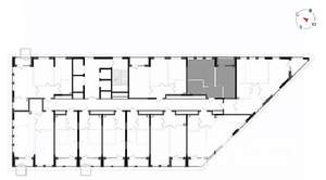 2-к квартира, вторичка, 44м2, 17/23 этаж