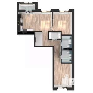 2-к квартира, вторичка, 74м2, 4/23 этаж