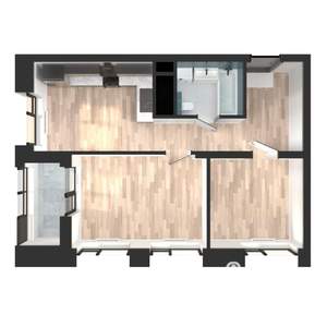 2-к квартира, вторичка, 51м2, 18/23 этаж