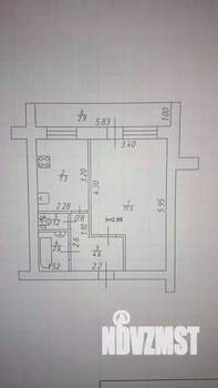 1-к квартира, вторичка, 33м2, 9/9 этаж