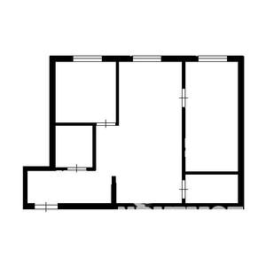 2-к квартира, вторичка, 45м2, 3/3 этаж