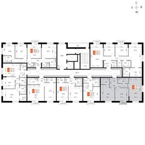 3-к квартира, вторичка, 68м2, 3/14 этаж