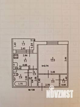 1-к квартира, вторичка, 31м2, 6/9 этаж