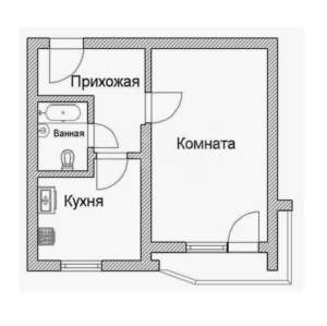 1-к квартира, вторичка, 42м2, 10/17 этаж