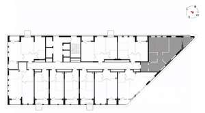 2-к квартира, вторичка, 66м2, 5/23 этаж