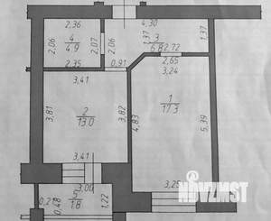 1-к квартира, вторичка, 42м2, 2/9 этаж