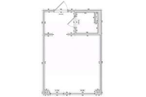 Студия квартира, вторичка, 18м2, 1/5 этаж