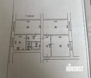 3-к квартира, вторичка, 80м2, 1/5 этаж