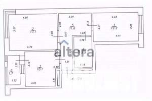 2-к квартира, вторичка, 57м2, 8/12 этаж