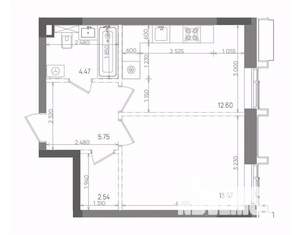 1-к квартира, вторичка, 39м2, 14/22 этаж