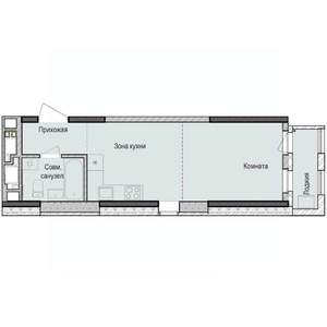Студия квартира, вторичка, 30м2, 9/23 этаж