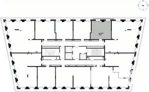 1-к квартира, вторичка, 46м2, 2/19 этаж
