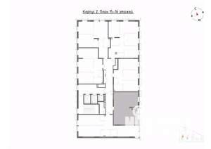 2-к квартира, вторичка, 59м2, 16/22 этаж