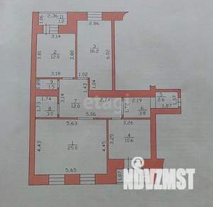3-к квартира, вторичка, 90м2, 2/10 этаж