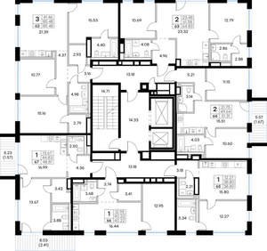 3-к квартира, вторичка, 85м2, 4/8 этаж