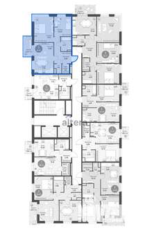 3-к квартира, вторичка, 61м2, 4/19 этаж