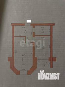 1-к квартира, вторичка, 42м2, 8/10 этаж