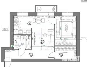2-к квартира, вторичка, 46м2, 2/5 этаж