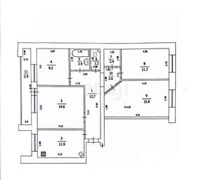 4-к квартира, вторичка, 85м2, 7/10 этаж