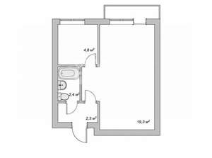 1-к квартира, вторичка, 32м2, 3/5 этаж