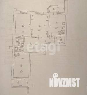 3-к квартира, вторичка, 82м2, 9/18 этаж