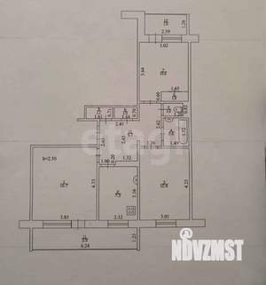 3-к квартира, вторичка, 68м2, 9/9 этаж