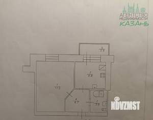 1-к квартира, вторичка, 36м2, 1/3 этаж