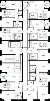 1-к квартира, вторичка, 35м2, 4/8 этаж