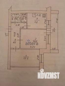 2-к квартира, вторичка, 49м2, 4/9 этаж