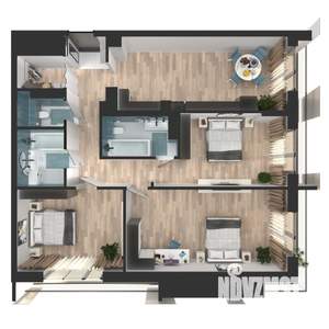 3-к квартира, вторичка, 97м2, 5/24 этаж