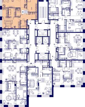 2-к квартира, строящийся дом, 84м2, 9/28 этаж