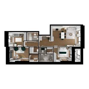 3-к квартира, вторичка, 96м2, 9/10 этаж