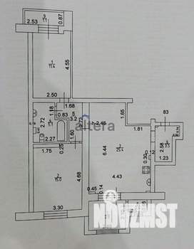2-к квартира, вторичка, 66м2, 4/9 этаж