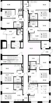 2-к квартира, вторичка, 50м2, 1/11 этаж