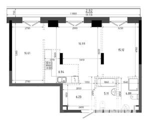 2-к квартира, вторичка, 75м2, 3/19 этаж