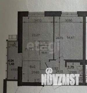 2-к квартира, вторичка, 45м2, 1/19 этаж