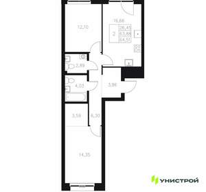 2-к квартира, вторичка, 65м2, 6/7 этаж