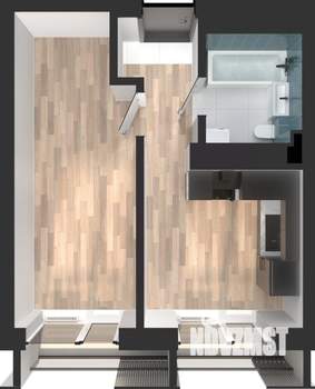 1-к квартира, вторичка, 33м2, 2/10 этаж