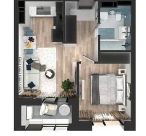 1-к квартира, вторичка, 37м2, 3/23 этаж