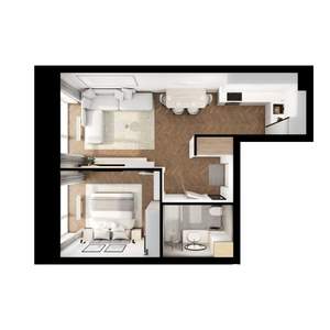 1-к квартира, вторичка, 42м2, 2/14 этаж