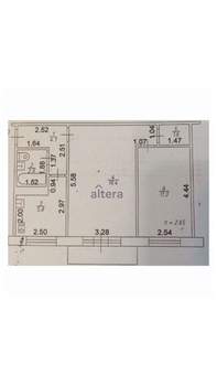 2-к квартира, вторичка, 45м2, 5/5 этаж