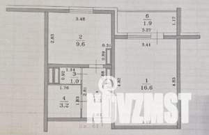 1-к квартира, вторичка, 37м2, 13/17 этаж