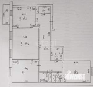 3-к квартира, вторичка, 109м2, 7/17 этаж