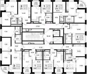 2-к квартира, вторичка, 44м2, 10/11 этаж