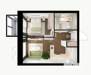 1-к квартира, вторичка, 33м2, 12/12 этаж
