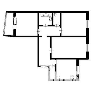 3-к квартира, вторичка, 66м2, 9/10 этаж