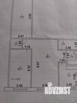 3-к квартира, вторичка, 60м2, 3/5 этаж