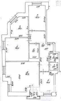 4-к квартира, вторичка, 125м2, 2/4 этаж